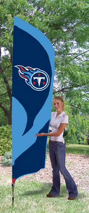 Tennessee Titans NFL Tall Team Flag with Pole