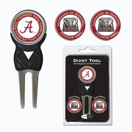 Alabama Crimson Tide Golf Ball Marker and Divot Tool Pack