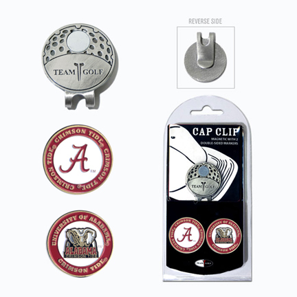 Alabama Crimson Tide Golf Marker and Cap Clip Pack