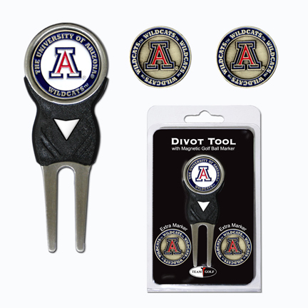 Arizona Wildcats Golf Ball Marker and Divot Tool Pack