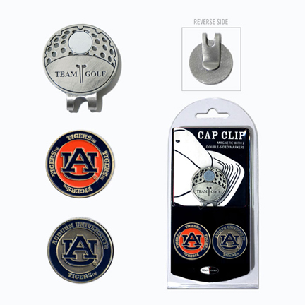 Auburn Tigers Golf Marker and Cap Clip Pack