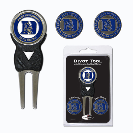 Duke Blue Devils Golf Ball Marker and Divot Tool Pack