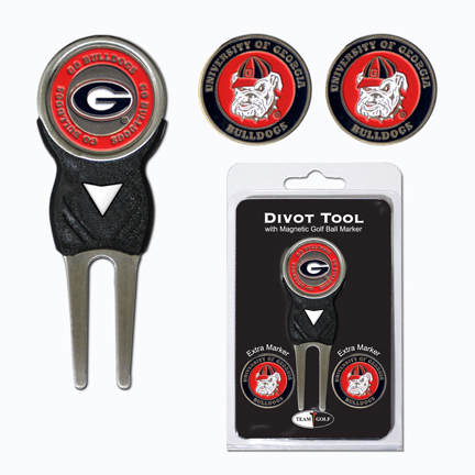 Georgia Bulldogs Golf Ball Marker and Divot Tool Pack
