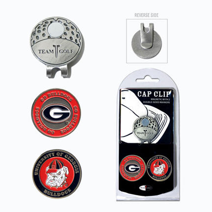 Georgia Bulldogs Golf Marker and Cap Clip Pack