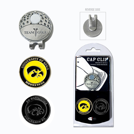 Iowa Hawkeyes Golf Marker and Cap Clip Pack