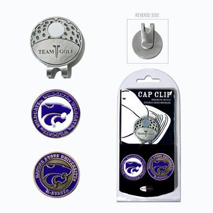 Kansas State Wildcats Golf Marker and Cap Clip Pack