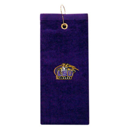 Louisiana State (LSU) Tigers 16" x 25" Embroidered Golf Towel (Set of 2)