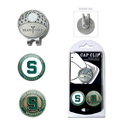 Michigan State Spartans Golf Marker and Cap Clip Pack