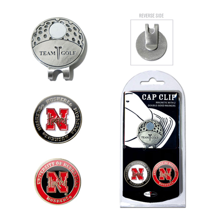 Nebraska Cornhuskers Golf Marker and Cap Clip Pack