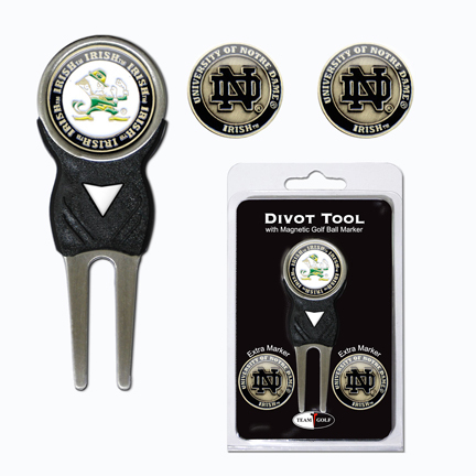 Notre Dame Fighting Irish Golf Ball Marker and Divot Tool Pack