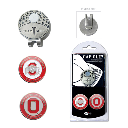 Ohio State Buckeyes Golf Marker and Cap Clip Pack