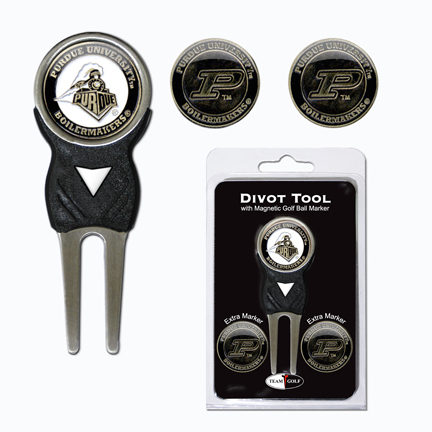 Purdue Boilermakers Golf Ball Marker and Divot Tool Pack