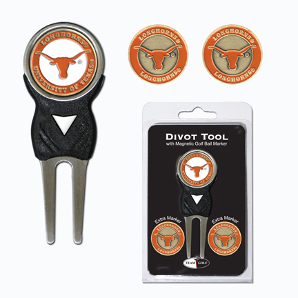Texas Longhorns Golf Ball Marker and Divot Tool Pack