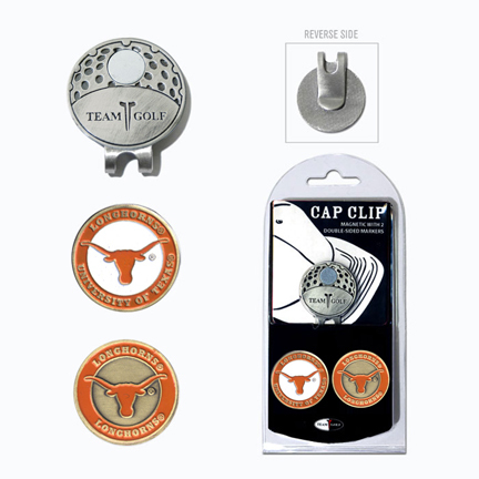 Texas Longhorns Golf Marker and Cap Clip Pack