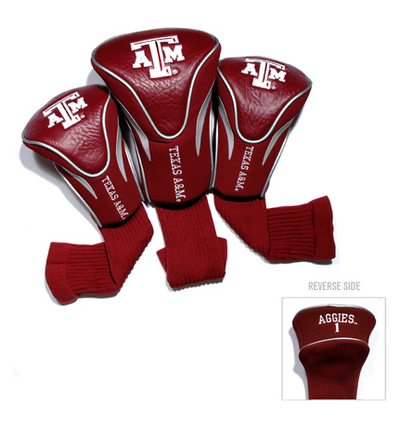 Texas A & M Aggies Contour Fit Golf Headcover (3-Pack)