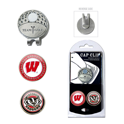 Wisconsin Badgers Golf Marker and Cap Clip Pack
