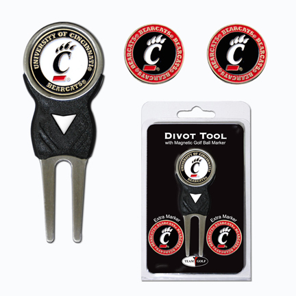 Cincinnati Bearcats Golf Ball Marker and Divot Tool Pack