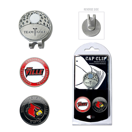 Louisville Cardinals Golf Marker and Cap Clip Pack