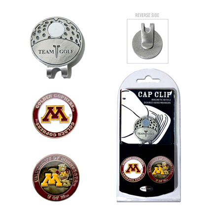 Minnesota Golden Gophers Golf Marker and Cap Clip Pack