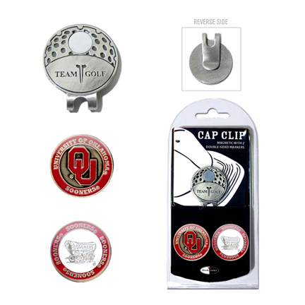 Oklahoma Sooners Golf Marker and Cap Clip Pack