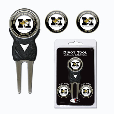 Missouri Tigers Golf Ball Marker and Divot Tool Pack