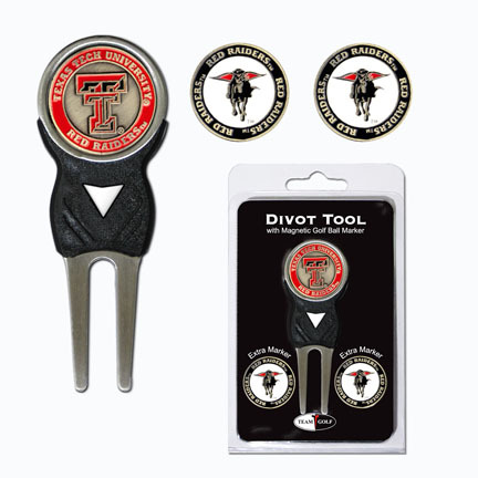 Texas Tech Red Raiders Golf Ball Marker and Divot Tool Pack