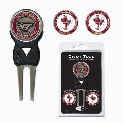 Virginia Tech Hokies Golf Ball Marker and Divot Tool Pack