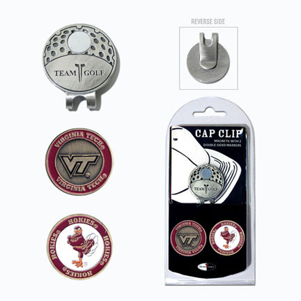 Virginia Tech Hokies Golf Marker and Cap Clip Pack