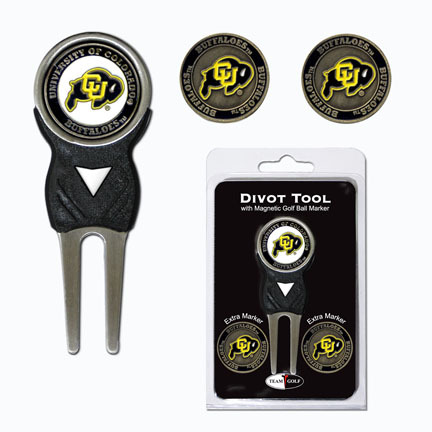 Colorado Buffaloes Golf Ball Marker and Divot Tool Pack