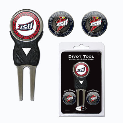 Iowa State Cyclones Golf Ball Marker and Divot Tool Pack