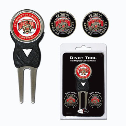 Maryland Terrapins Golf Ball Marker and Divot Tool Pack