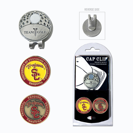 USC Trojans Golf Marker and Cap Clip Pack