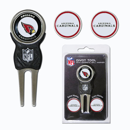 Arizona Cardinals Signature Divot Tool Golf Gift Pack