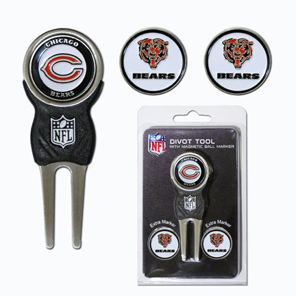 Chicago Bears Signature Divot Tool Golf Gift Pack