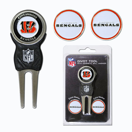 Cincinnati Bengals Signature Divot Tool Golf Gift Pack