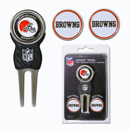 Cleveland Browns Signature Divot Tool Golf Gift Pack