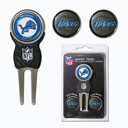 Detroit Lions Signature Divot Tool Golf Gift Pack