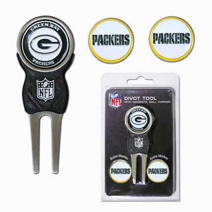 Green Bay Packers Signature Divot Tool Golf Gift Pack