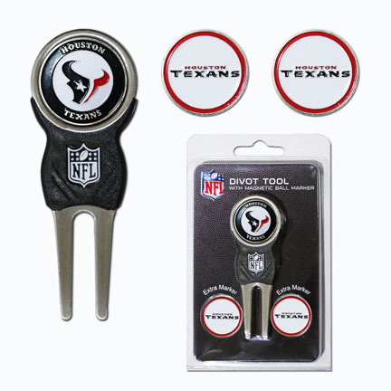 Houston Texans Signature Divot Tool Golf Gift Pack