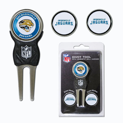 Jacksonville Jaguars Signature Divot Tool Golf Gift Pack
