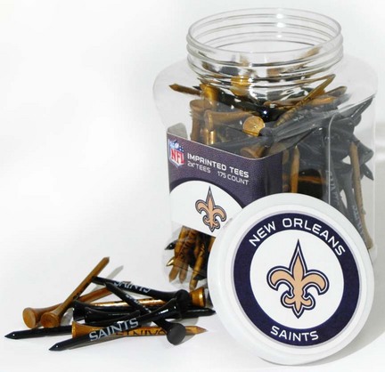 Jar of New Orleans Saints Golf Tees (175 Tees)