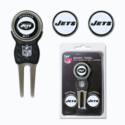 New York Jets Signature Divot Tool Golf Gift Pack