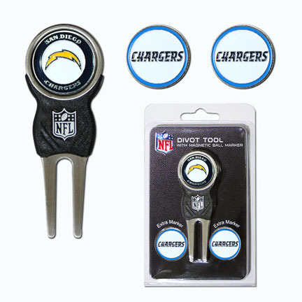 San Diego Chargers Signature Divot Tool Golf Gift Pack