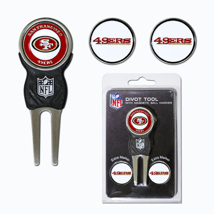 San Francisco 49ers Signature Divot Tool Golf Gift Pack