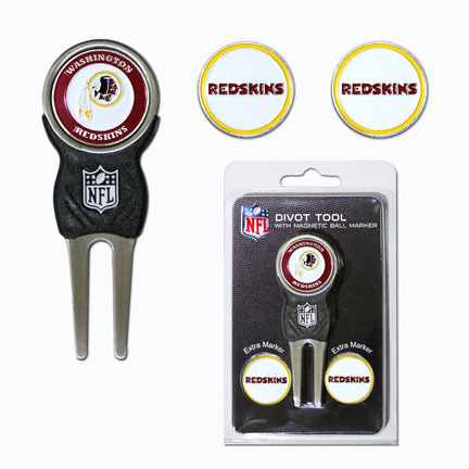 Washington Redskins Signature Divot Tool Golf Gift Pack
