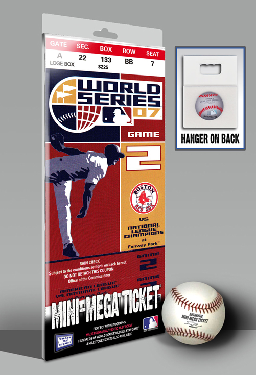 2007 Boston Red Sox World Series Game 2 Mini-Mega Ticket