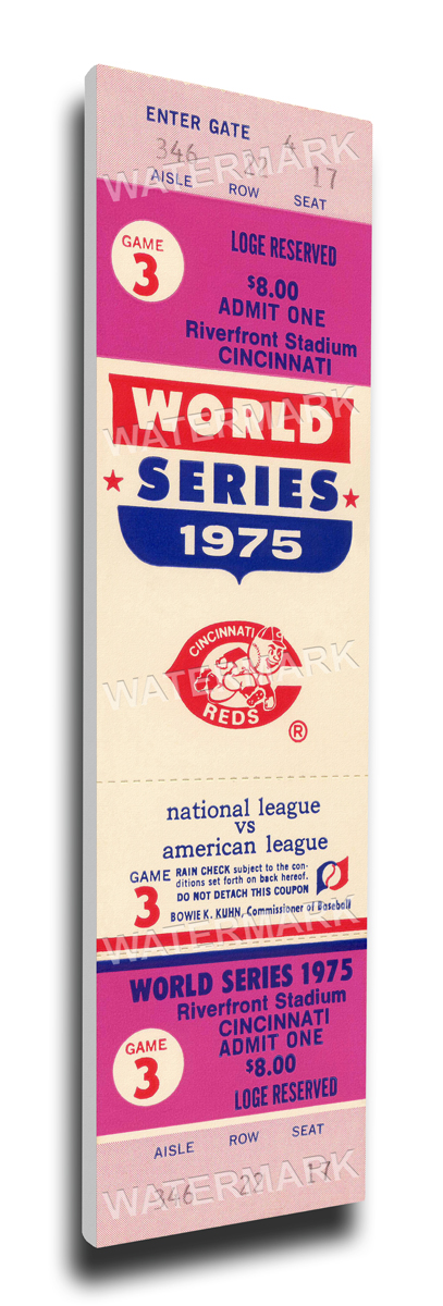 1975 Cincinnati Reds World Series Mega Ticket