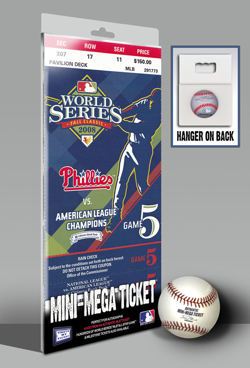 2008 Philadelphia Phillies World Series Game 5 Mini-Mega Ticket