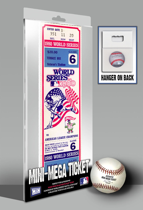 1980 Philadelphia Phillies World Series Game 6 Mini-Mega Ticket