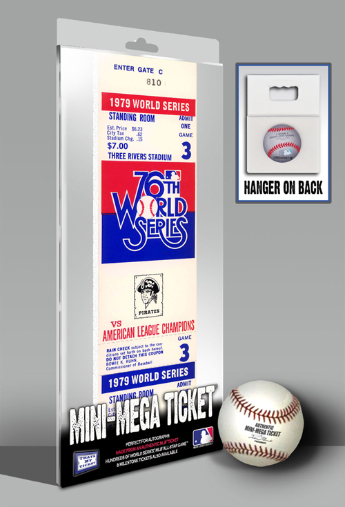 1979 Pittsburgh Pirates World Series Game 3 Mini-Mega Ticket